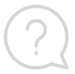 Ícone que representa as perguntas frequentes (FAQ) onde poderá encontrar as respostas às suas questões