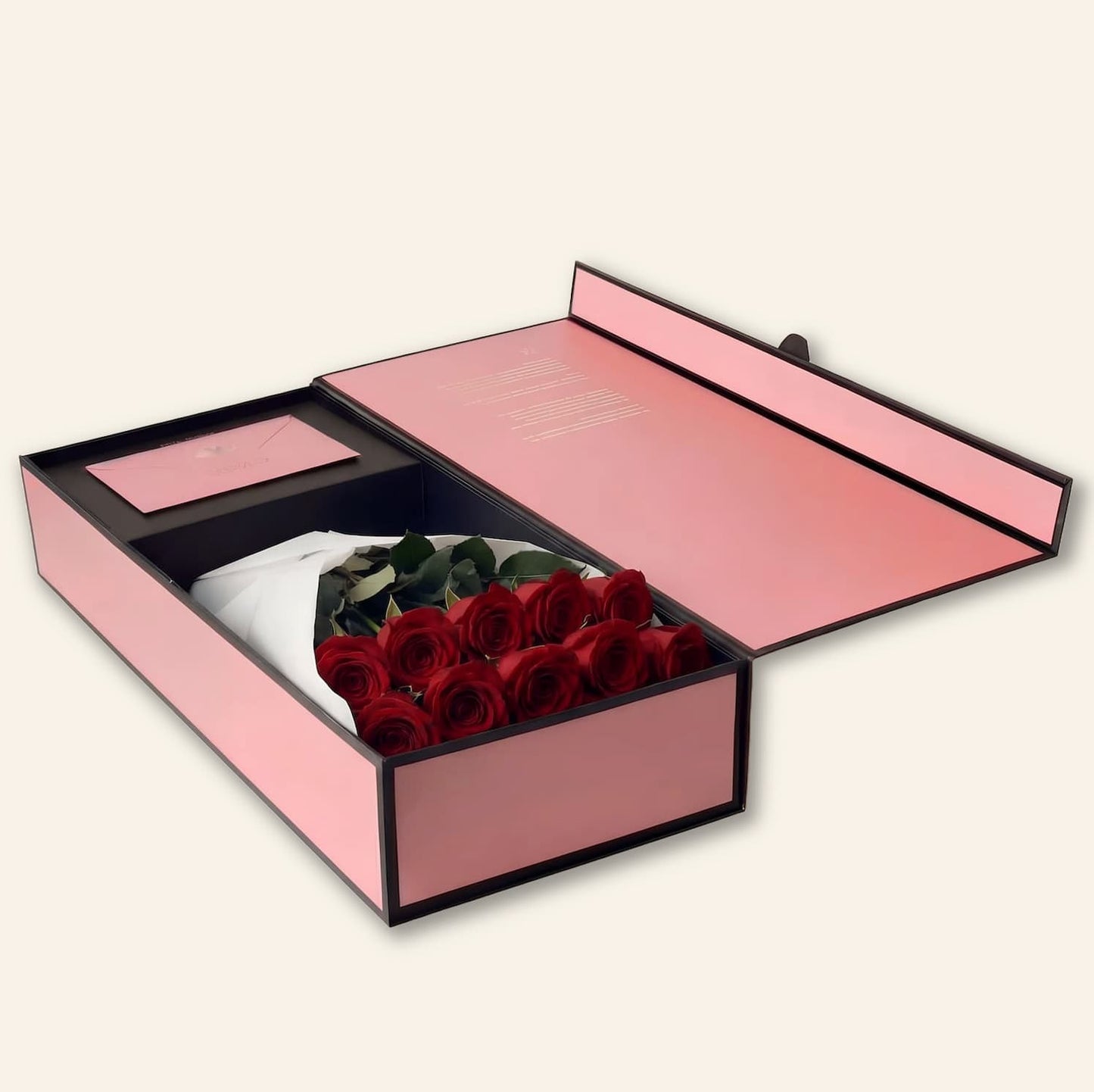 Caixa de Rosas Vermelhas Angulo